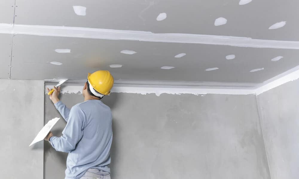 Sığacık alçı sıva uygulaması